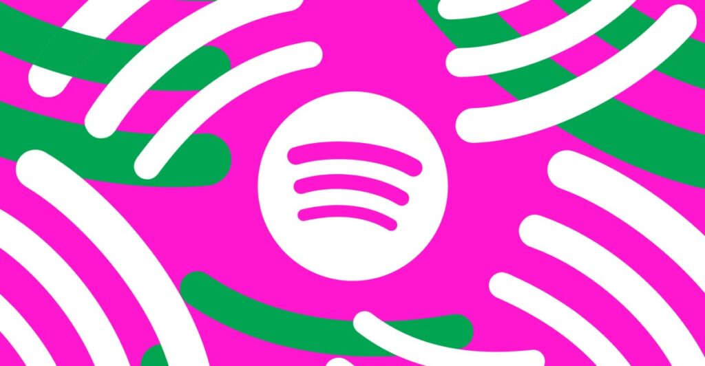 Η εφαρμογή του Spotify ανοιχτή σε οθόνη κινητού